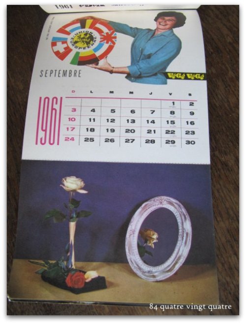 他の写真1: 1961年　EU　VeGe VeGeポストカード付きカレンダー /ベルギー