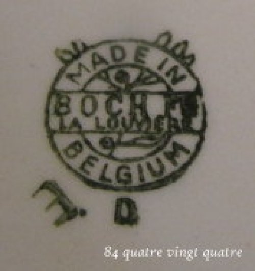 他の写真1: BOCH/ベルギー　水玉フリルプレート