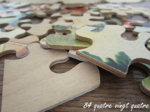 画像4: 大工のクマさん木製パズル/ベルギー