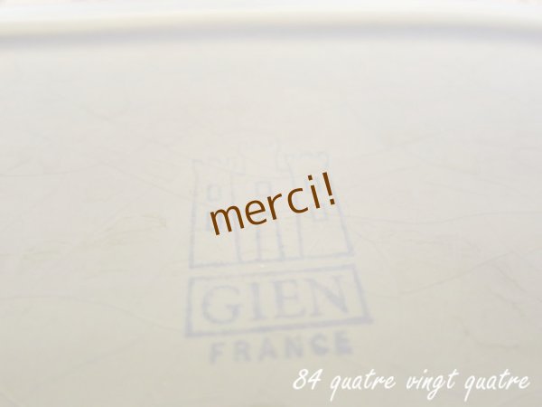 画像3: GIEN/フランス　オリーブカラーのトレーと小鉢