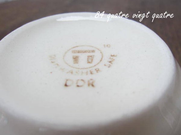 画像4: DDR/旧東ドイツ　グリーン・ハート模様のカップ