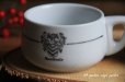 画像7: La Porcelaine de Baudour/ベルギー Rombouts ぽってりコーヒーカップ