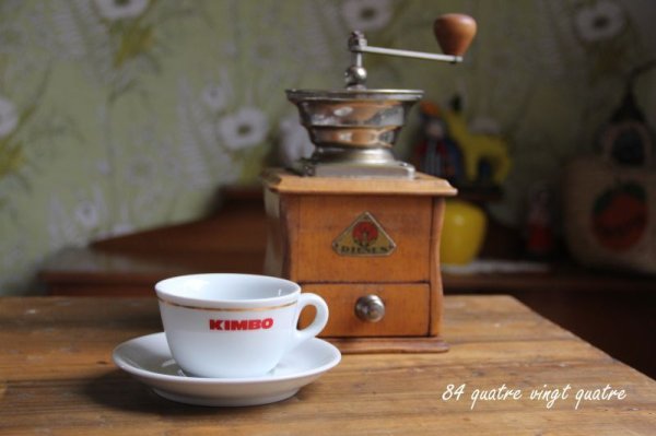 画像1: ipa/イタリア　KIMBO ぽってりコーヒーカップ