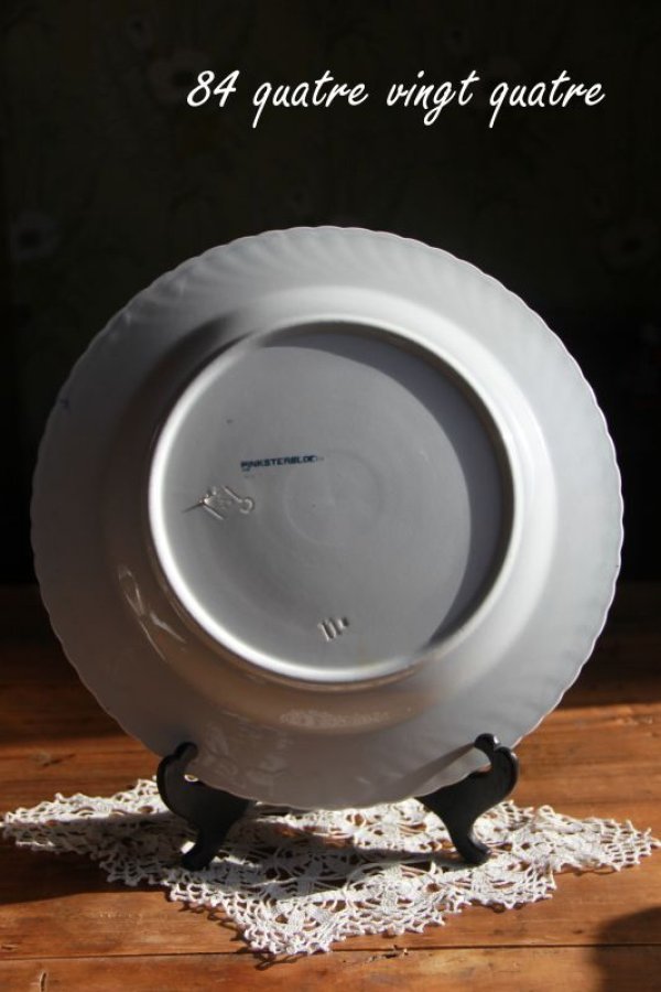 画像2: Petrus Regout Maastricht/オランダ　PINKSTERBLOEM 大皿（φ約３３，５cm）